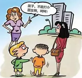 然而,就算再小的孩子,你也应该教给他正确的是非观.