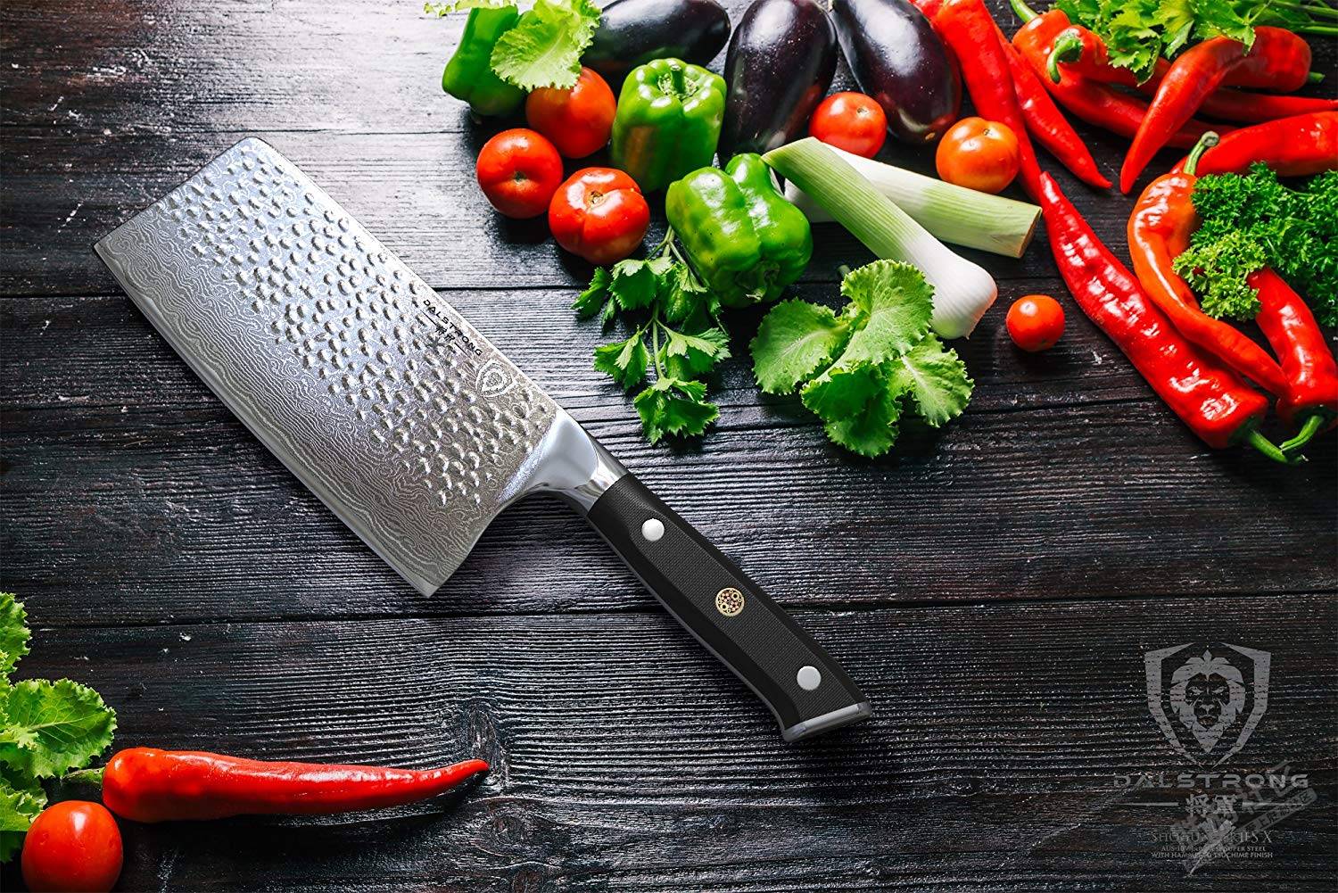 dalstrong 大马士革菜刀 现货还剩一把,超高性价比(已