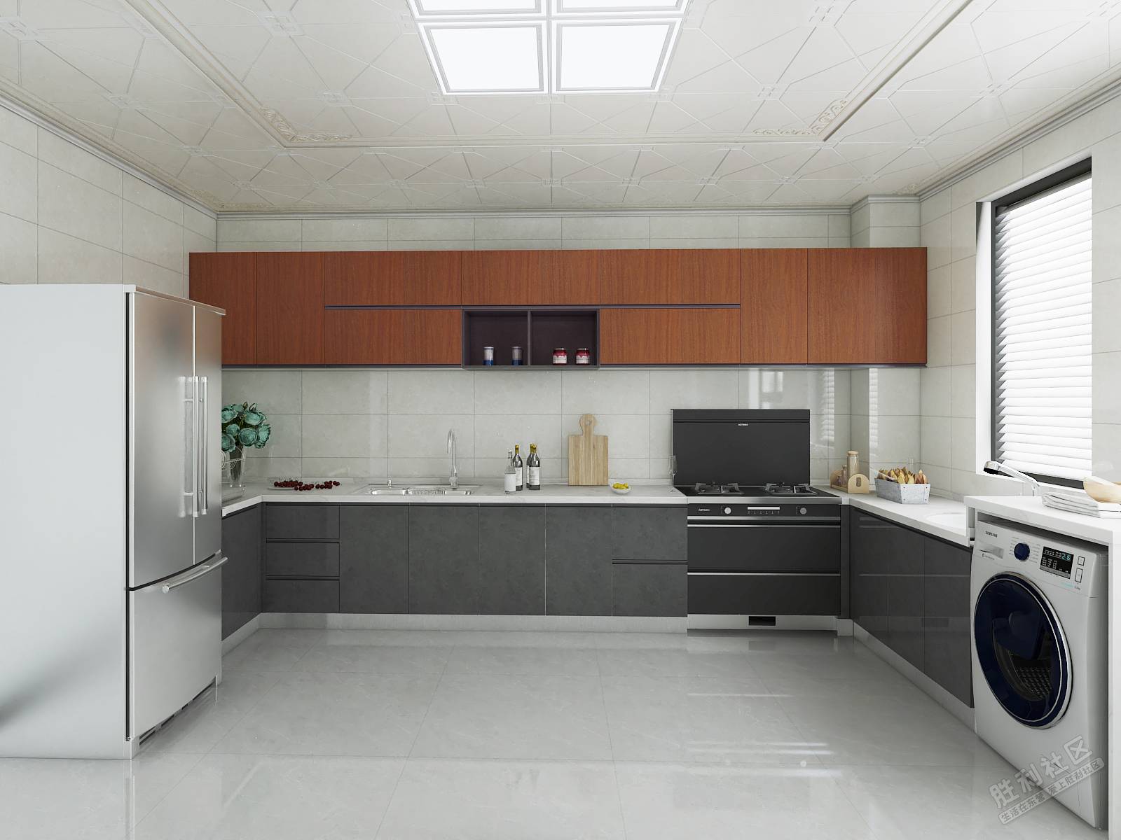 东营_亿田集成灶整体橱柜安装效果图!_胜利社区_东营论坛_装修大本营